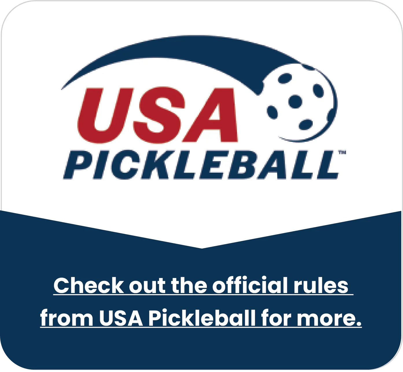 USA Pickleball logo